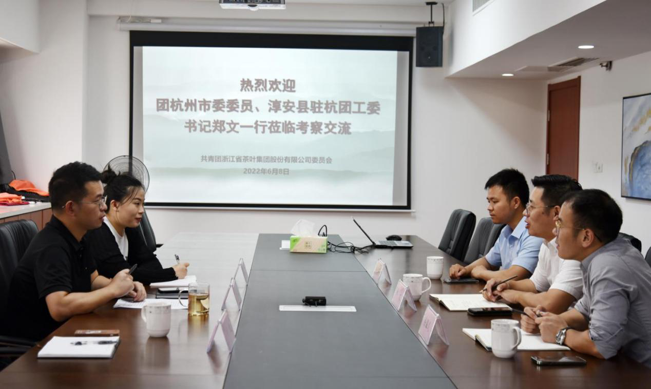 团杭州市委委员、淳安县驻杭团工委书记郑文一行莅临开云app官方版入口 - 开云专业的云端应用服务平台团委交流